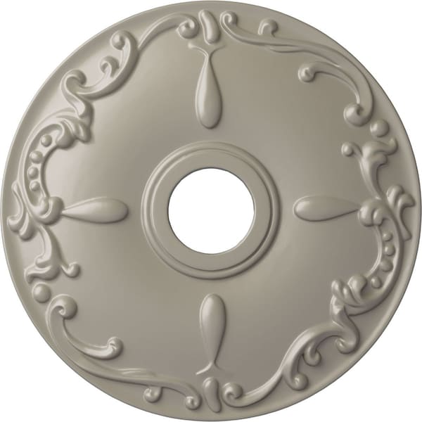 Ekena Millwork Kent Ceiling Medallion (Fits Canopies up to 5"), Hnd-Painted Pearl White, 18"OD x 3 1/2"ID x 1 1/4"P CM18KEPWS - main